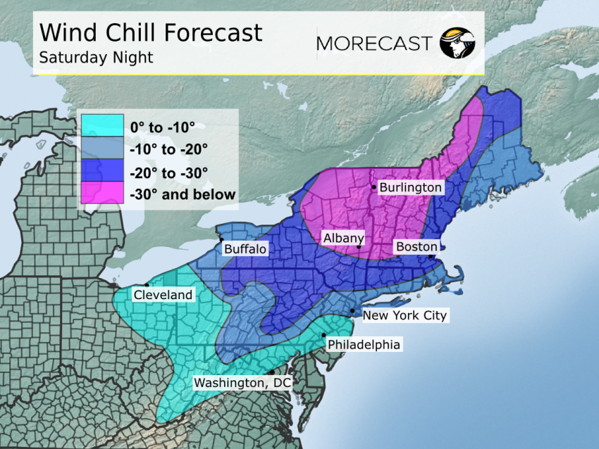 New England Wind Chills