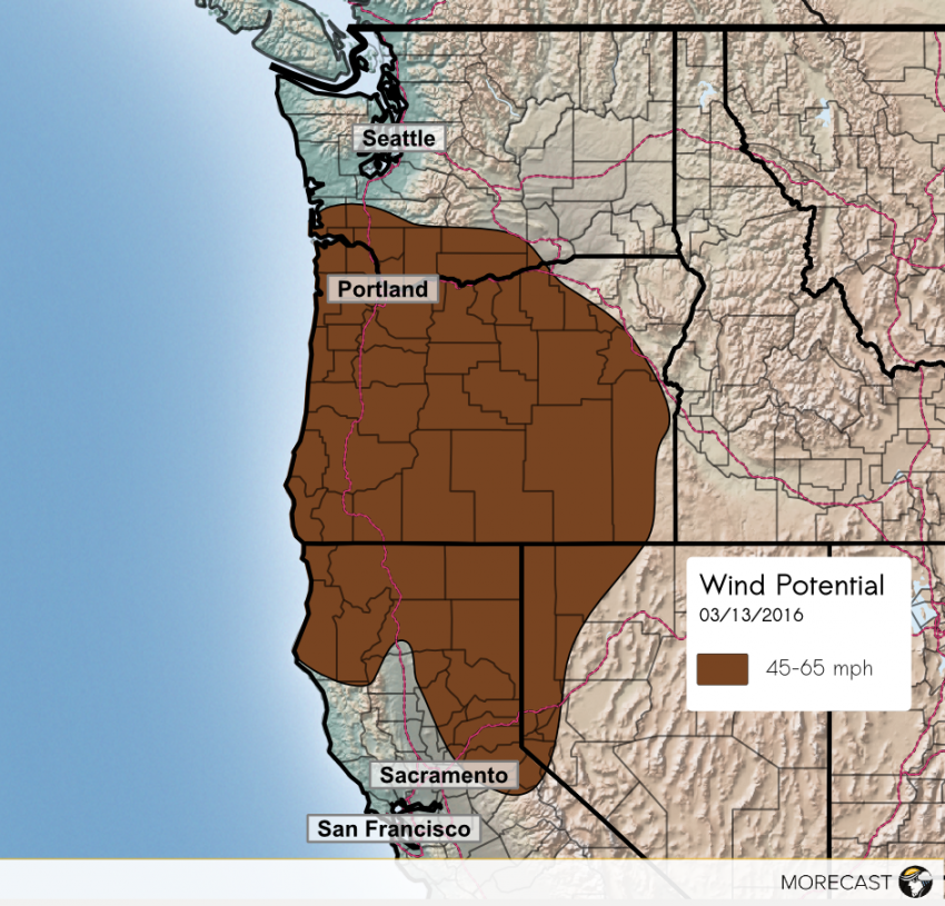 Wind Potential 3.13 Northwest