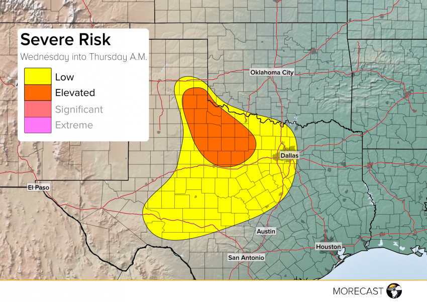 Severe storms likely april 20 in Texas Panhandle