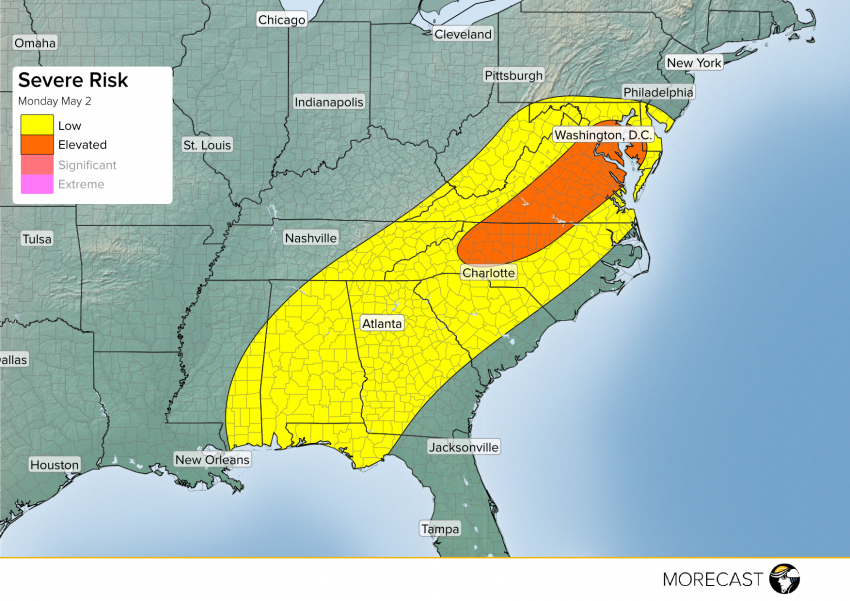 Severe Potential for May 2, 2016