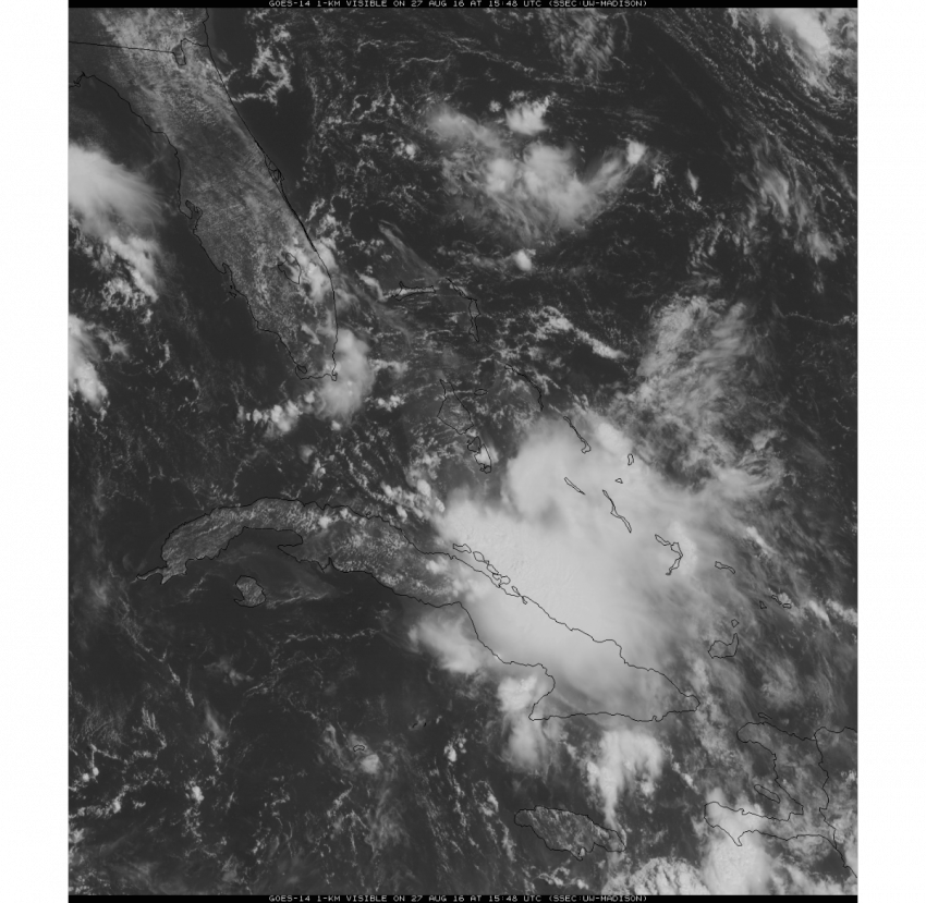 Sattelite imagery of Invest 99L