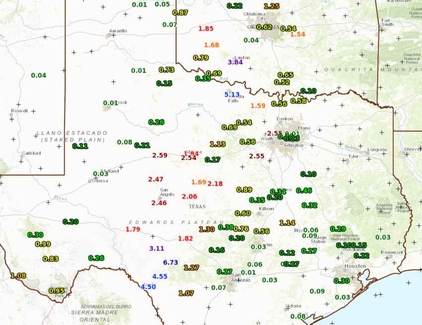 West Texas Rain 9-25