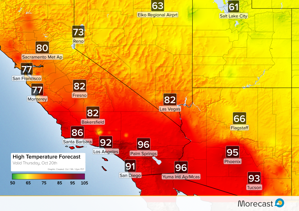 Santa Ana Winds Bring Extreme Heat and Fire Risk to Southern California