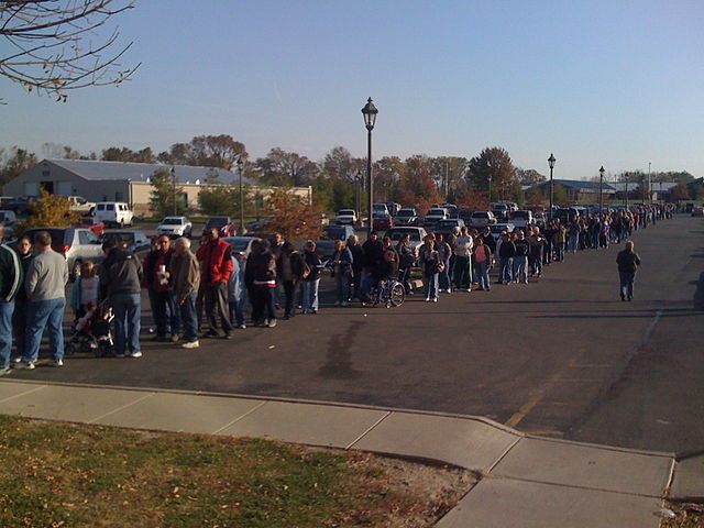 Clinton & other Democrats Hope for Sunny Skies and Long Lines at the Polls