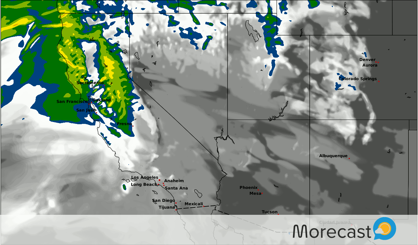 Simulated Reflectivity for California