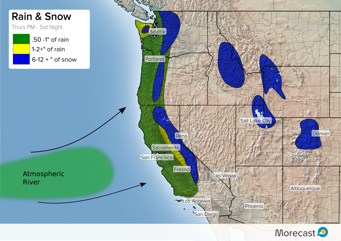 More Rain for the West Coast