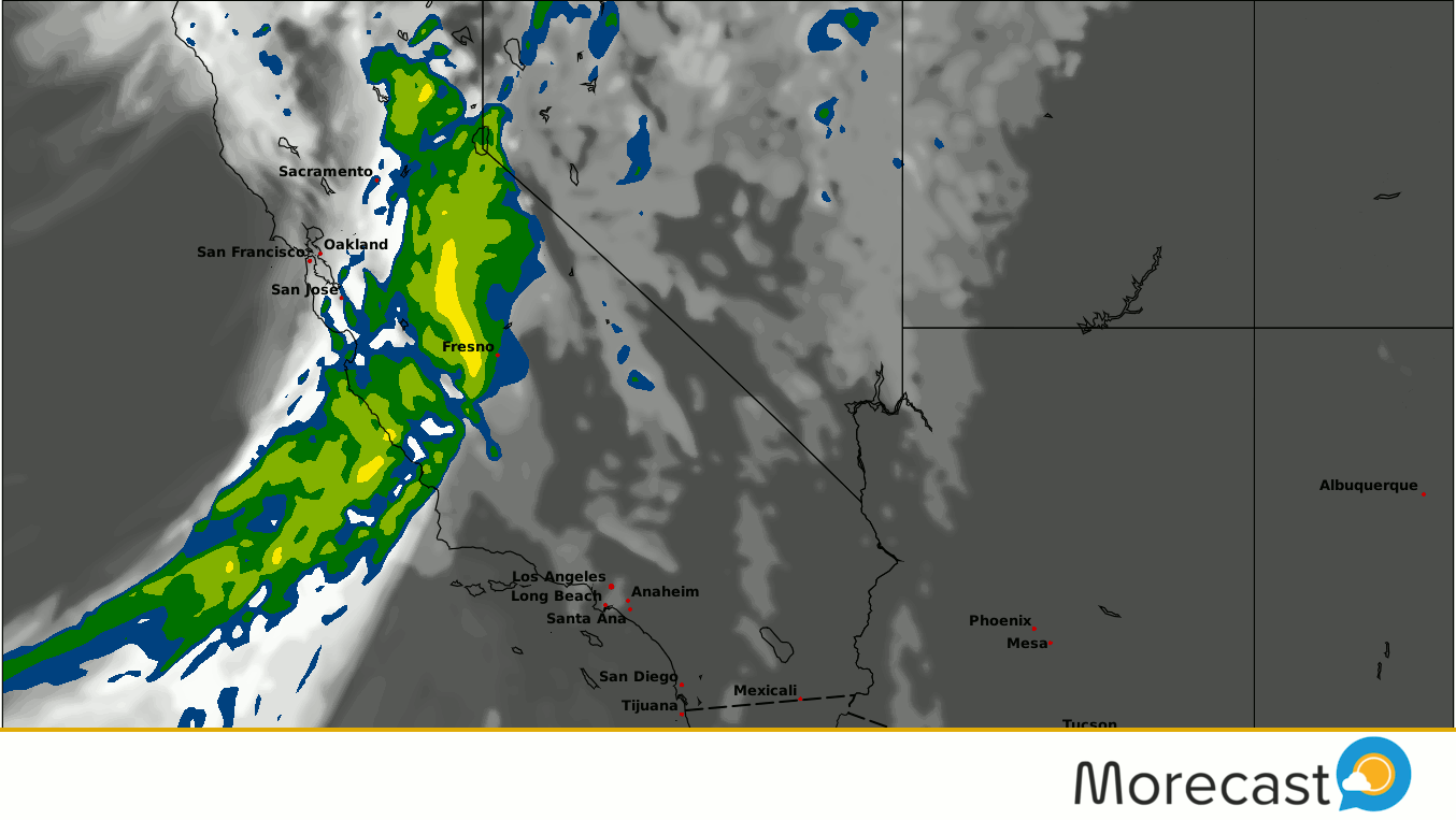 Heavy rain moving into Southern California Friday and Saturday