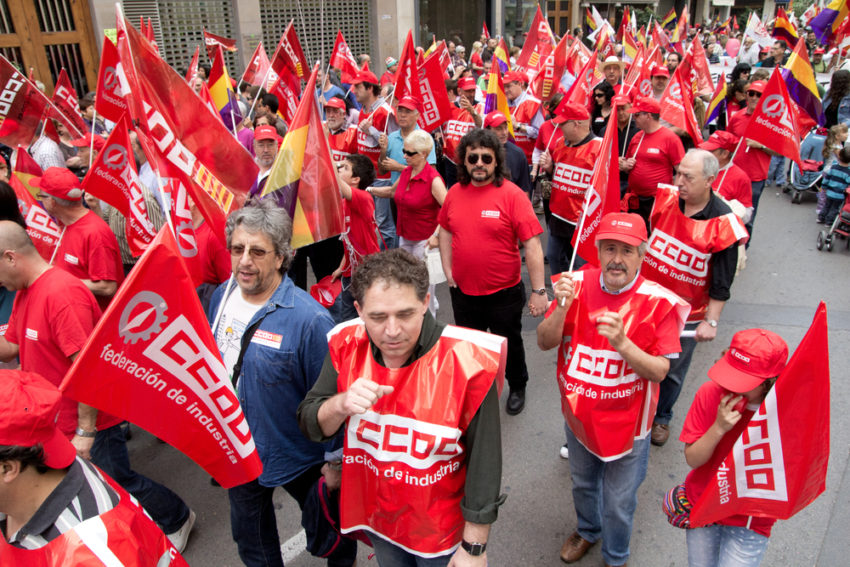 Labour Day manifestation in Valencia, Spain (c) Rob Wilson / shutterstock
