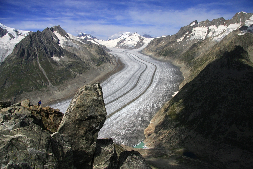 Die Gebirgslandschaft Schweizer Alpen Jungfrau-Aletsch (c) shutterstock.com/360b