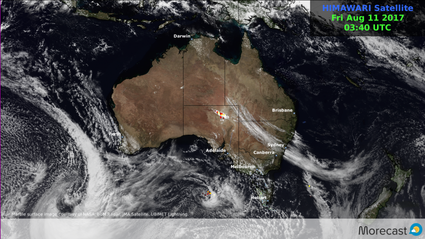 Latest satellite pic of Australia