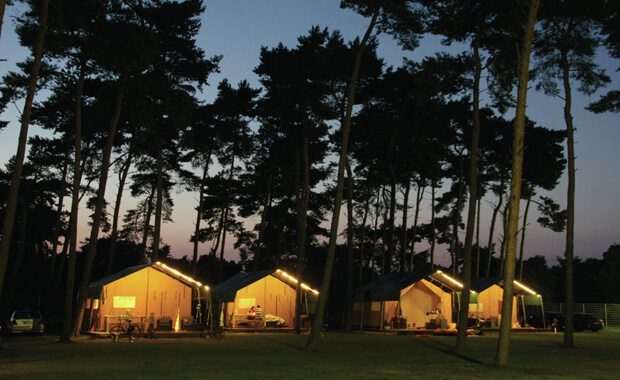 © Campingpark Haddorfer Seen/www.glamping.info