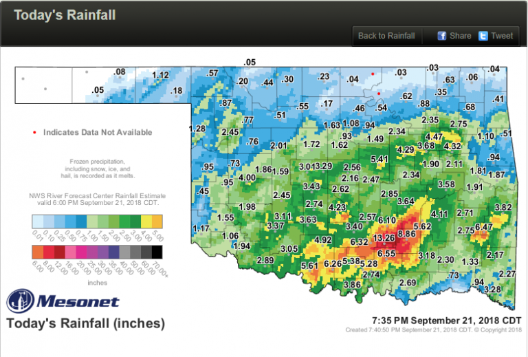 Torrential Oklahoma Rains Threaten State Record! Weather news