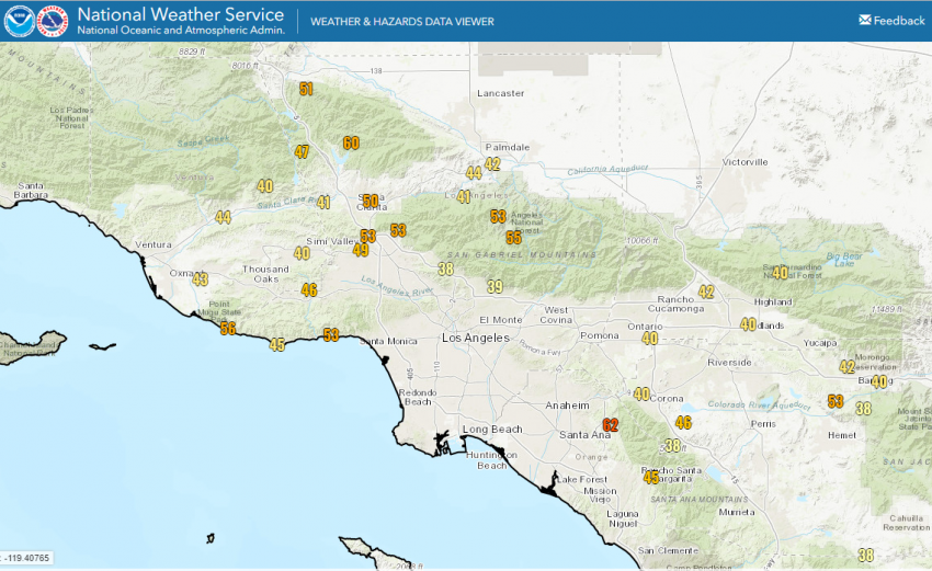 Deadly Wildfires Rage Across Parts Of California Due To Santa Ana Winds